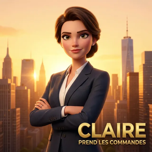 Livre personnalisé pour une femme : Claire Promotion, illustration 3D