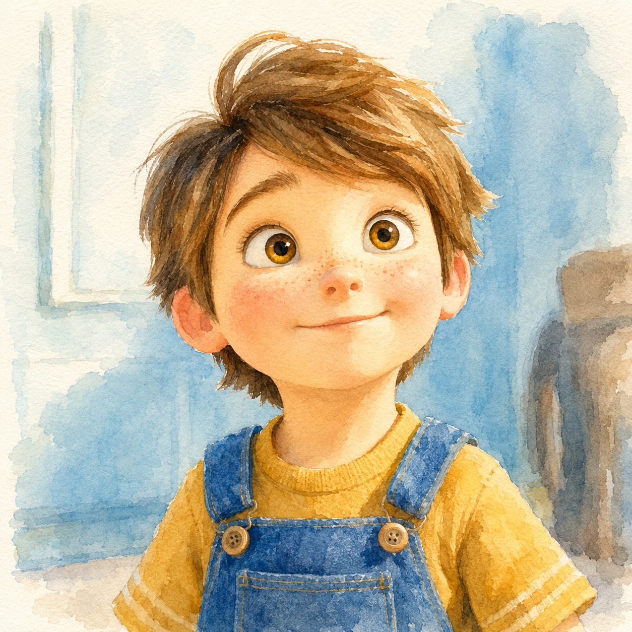 Illustration finale dans le style Aquarelle