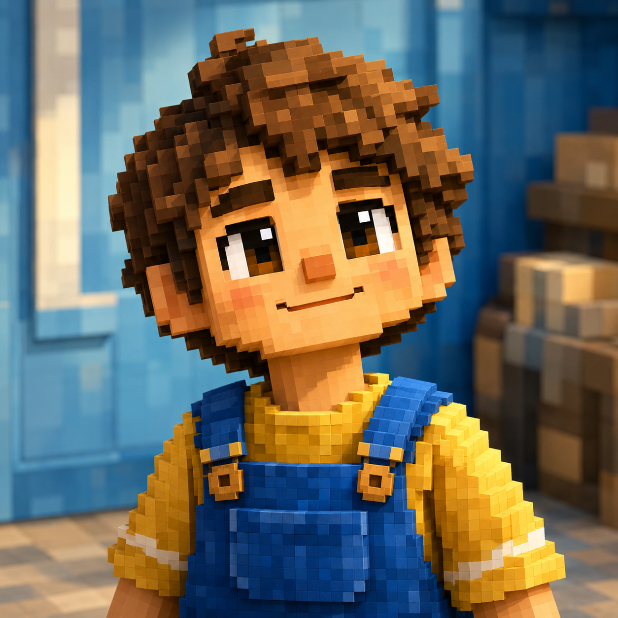 Illustration finale dans le style Brick